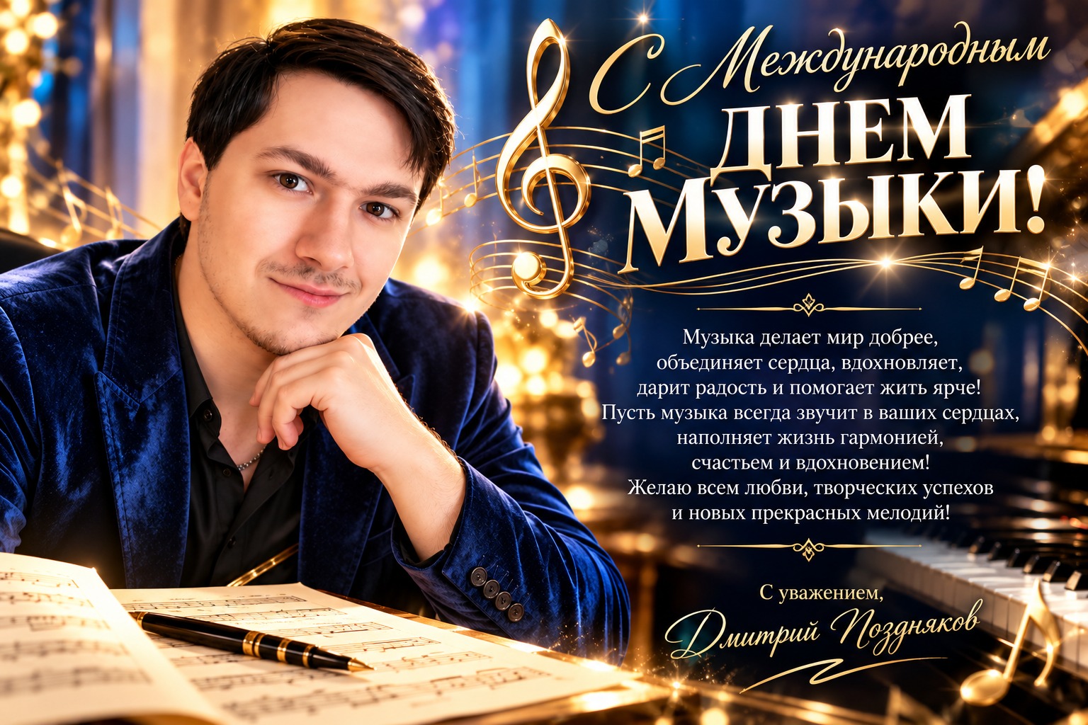 С Международным днём музыки